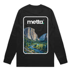 "El Capitan" Regular Fit Long Sleeve T-Shirt (Black)