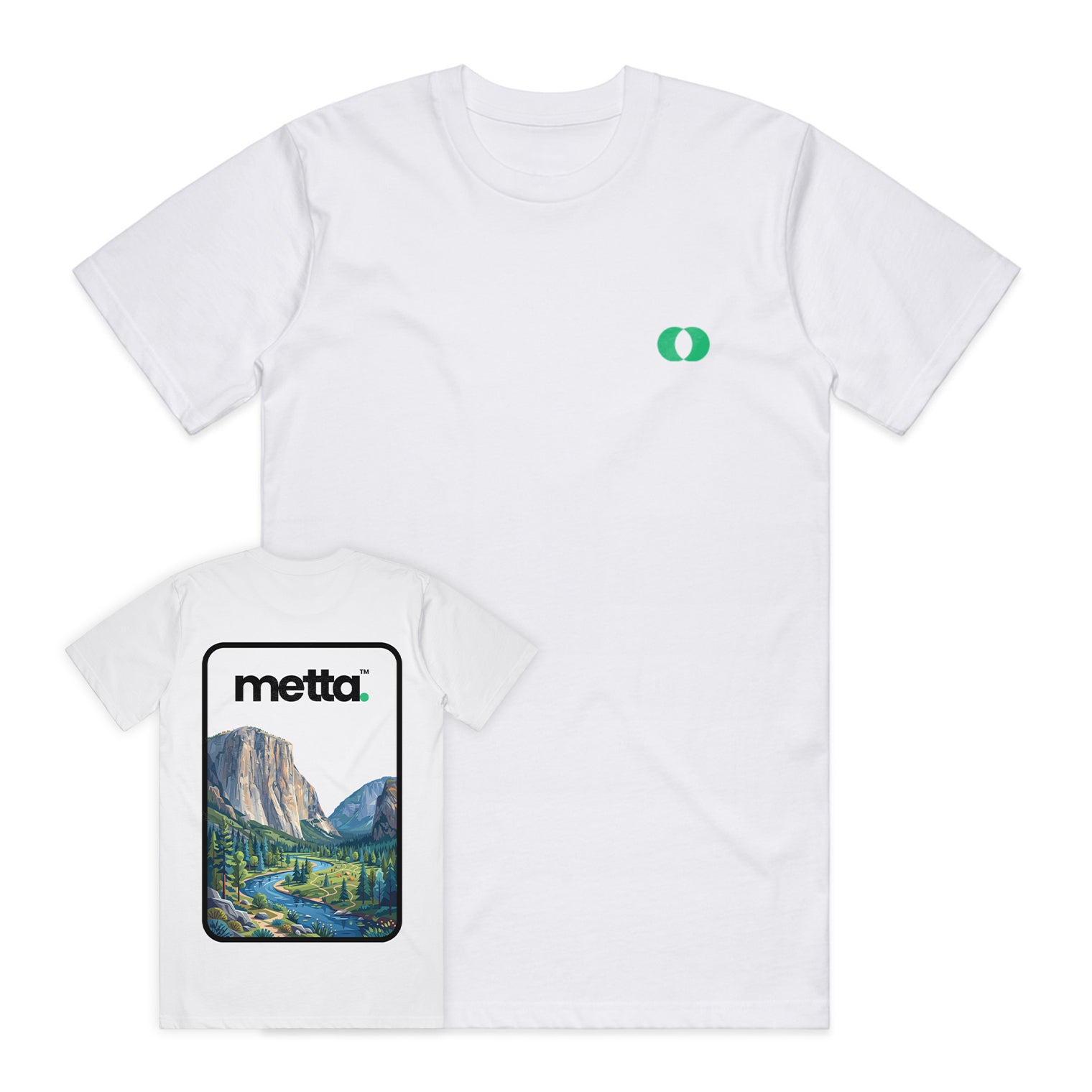 "El Capitan" Regular Fit Short Sleeve T-Shirt (White)