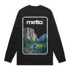"El Capitan" Regular Fit Long Sleeve T-Shirt (Black)