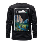 "El Capitan" Regular Fit Long Sleeve T-Shirt (Black)