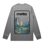 "El Capitan" Regular Fit Long Sleeve T-Shirt (Grey)
