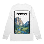 "El Capitan" Regular Fit Long Sleeve T-Shirt (White)