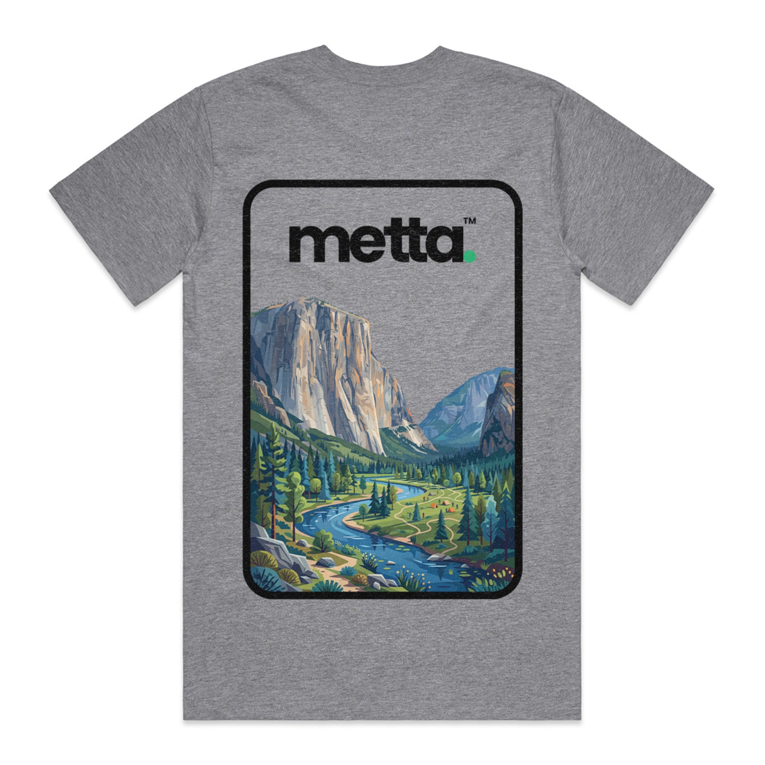 "El Capitan" Regular Fit Short Sleeve T-Shirt (Grey)