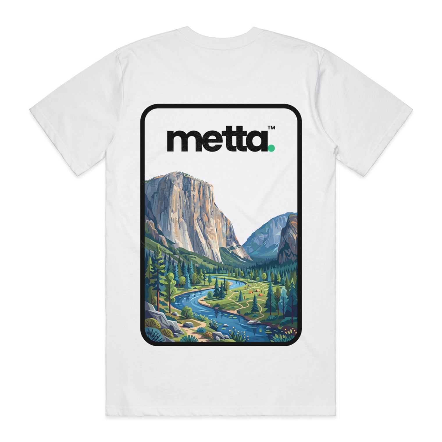 "El Capitan" Regular Fit Short Sleeve T-Shirt (White)