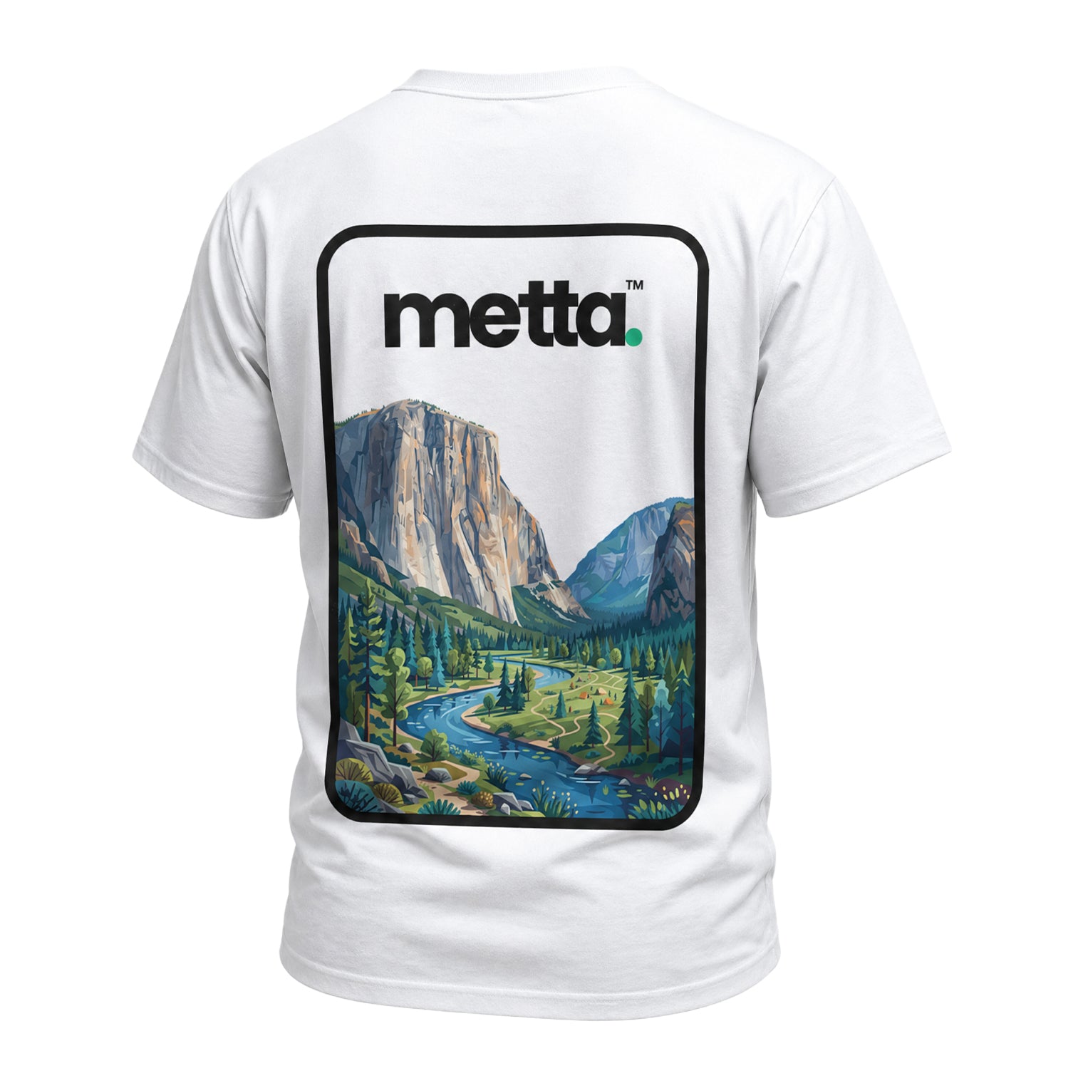"El Capitan" Regular Fit Short Sleeve T-Shirt (White)