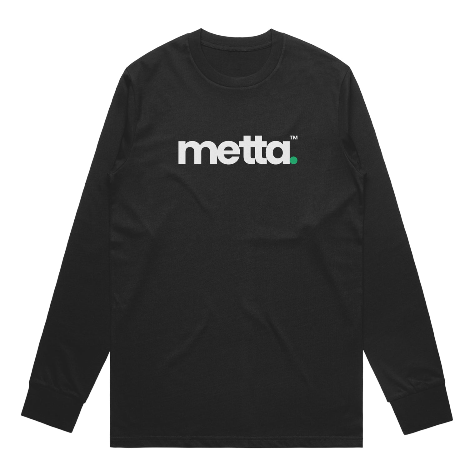 Original Collection: Classic Regular Fit Long Sleeve T-Shirt (Black)