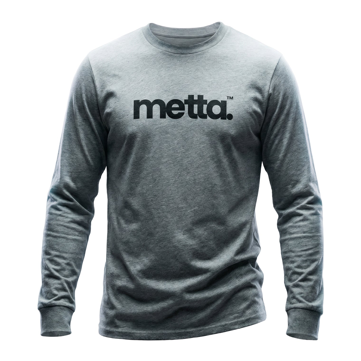 Original Collection: Classic Regular Fit Long Sleeve T-Shirt (Grey)