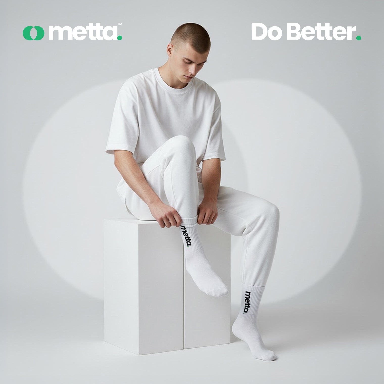 Original Collection: Classic Sports Socks 3-Pack (White)