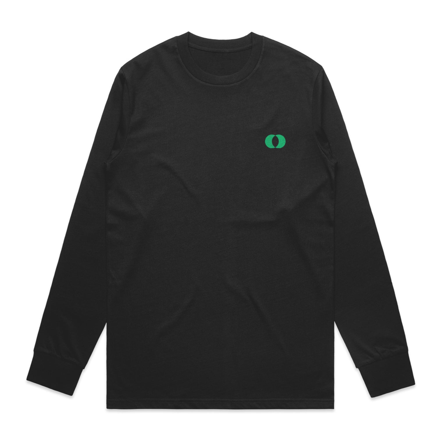 Original Collection: Essential Regular Fit Long Sleeve T-Shirt (Black)