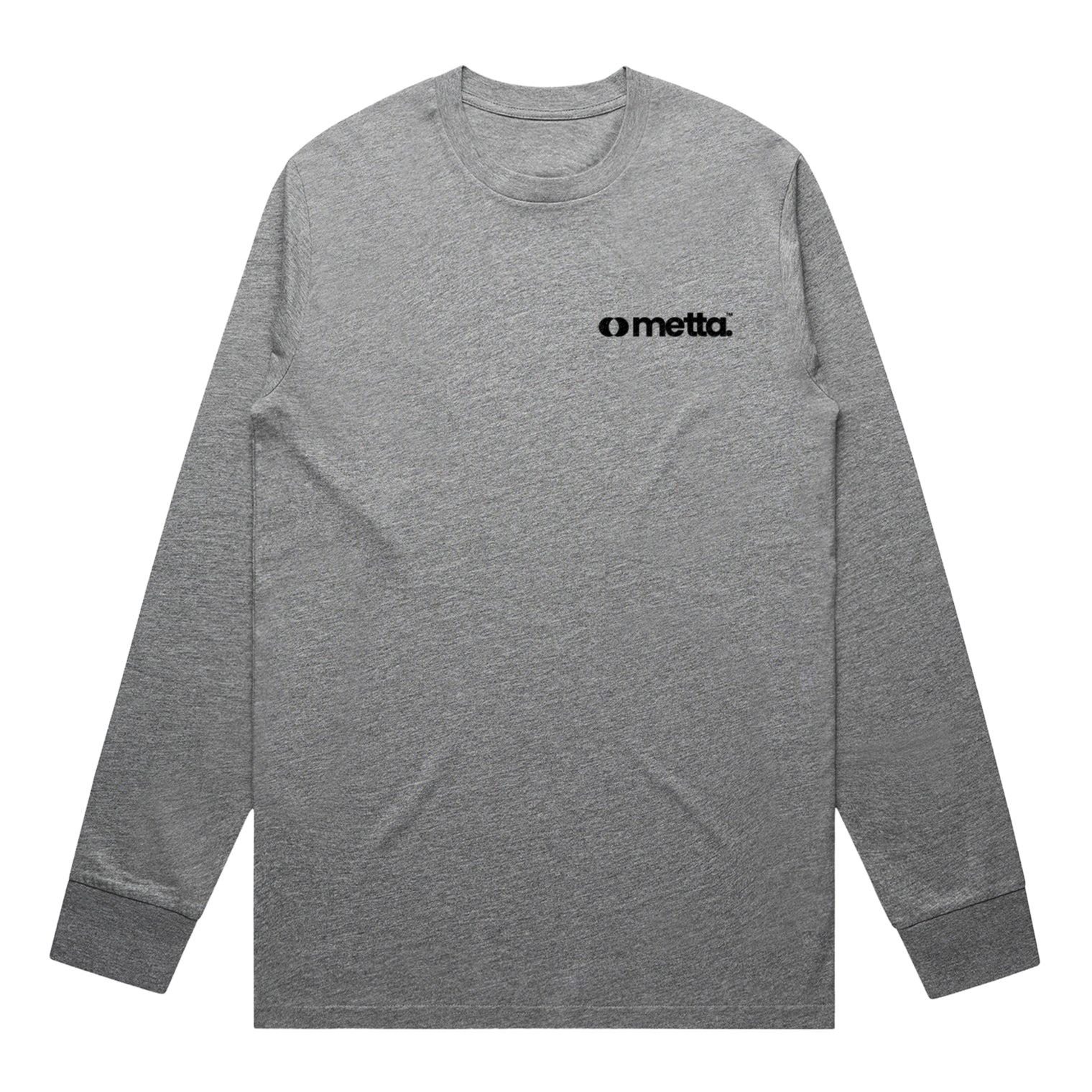 Original Collection: Essential Regular Fit Long Sleeve T-Shirt (Grey)