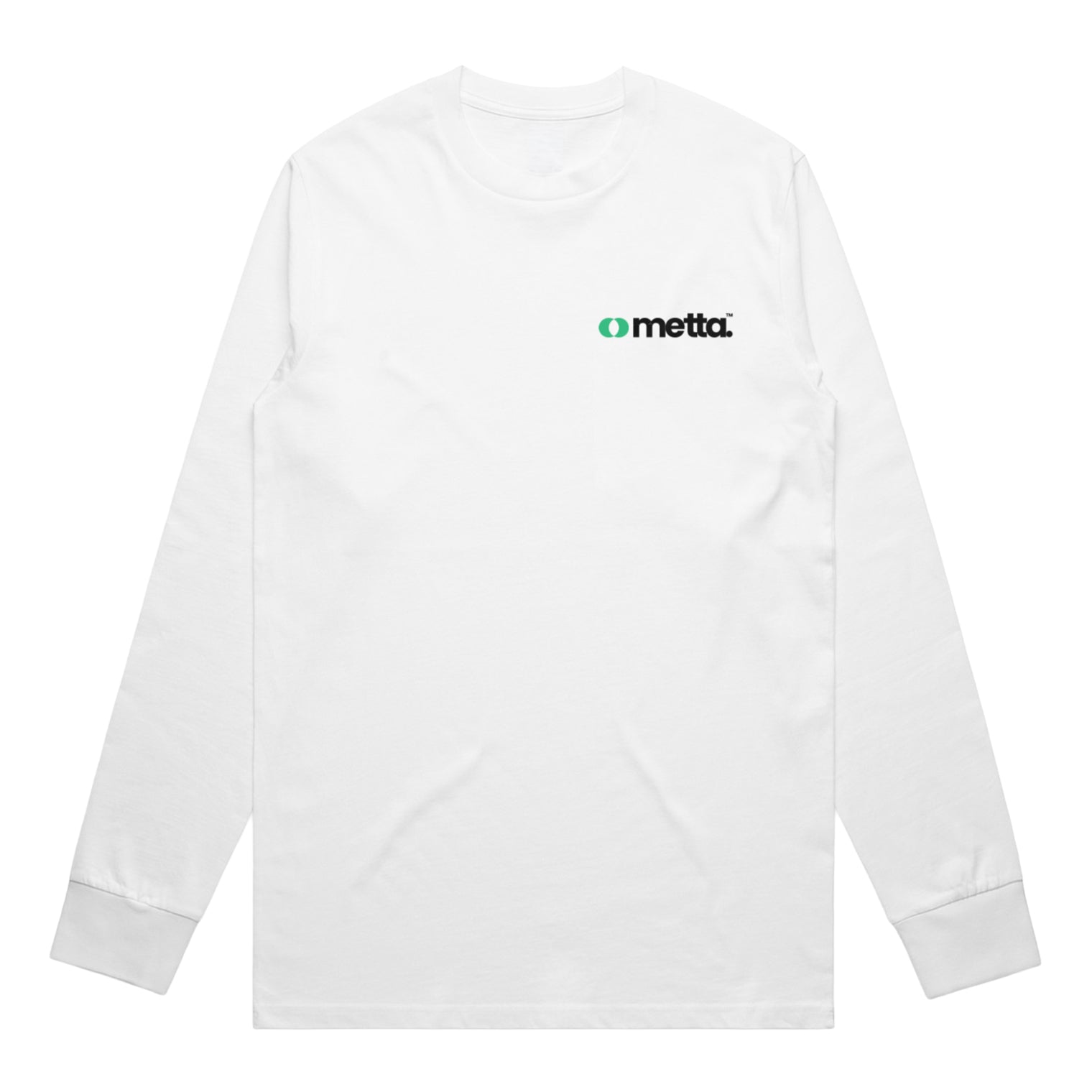 Original Collection: Essential Regular Fit Long Sleeve T-Shirt (White)