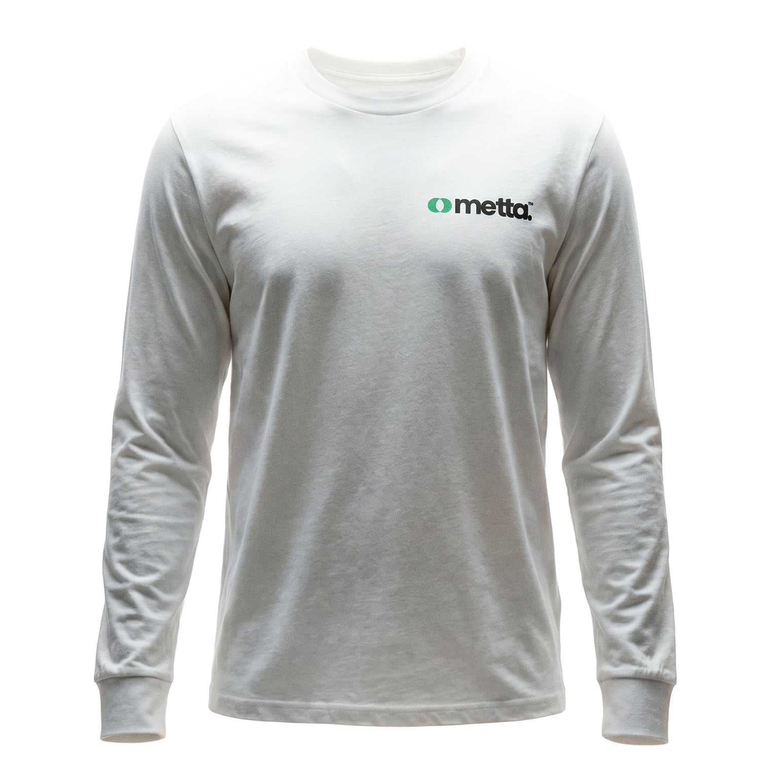 Original Collection: Essential Regular Fit Long Sleeve T-Shirt (White)